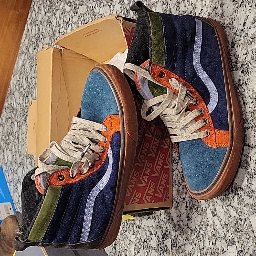 Men's Vans Size 9 Sk8-Hi Mte Medieval Blue/Laven